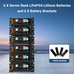 Off-Grid Solar Kit 12000W 48VDC 120/240VAC 30.72KWH Lithium Battery 16 X 590 Watts Solar Panels FR-12K30CP/ FR-12K30CE