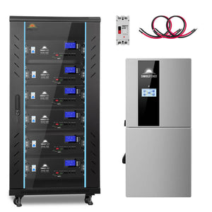 Hybrid Solar Kit 11.4KW 48V Split Phase 30.72KWH Lithium Battery 28 X 450 Watt Solar Panel (Optional) SGH-11N3E