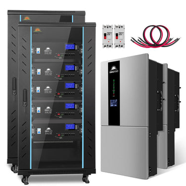 Hybrid Solar Kit 11.4KW 48V Split Phase 20.48KWH/51.2KWH Lithium Battery 450 Watt Solar Panel SGH-11N2E/ SGH-11N5E