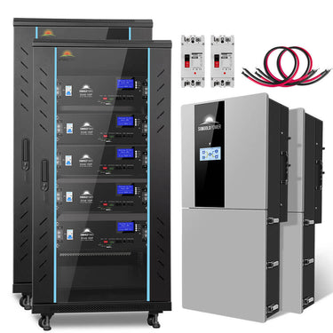 Hybrid Solar Kit 11.4KW 48V Split Phase 20.48KWH/51.2KWH Lithium Battery 450 Watt Solar Panel (Optional) SGH-11N2E/ SGH-11N5E