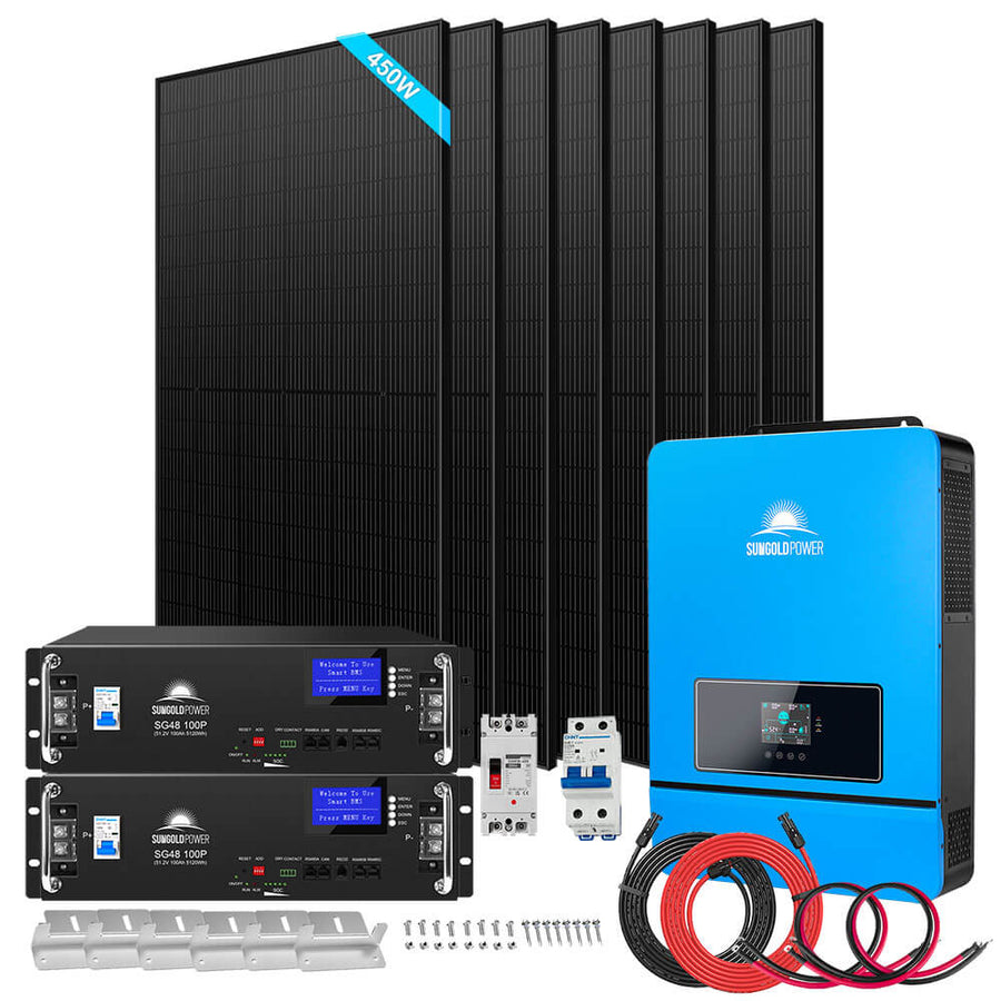 camper solar set Off-Grid Kit 8000W 48VDC 120V/240V LifePo4 10.24KWH Lithium Battery 8 X 415 Watts Solar Panels SGR-8K10E 1 X PowerMax 314 Outdoor [16.07kwh] Handschuhgröße:12,0 Arresting gear crewmen adjust jonesin' or sheds