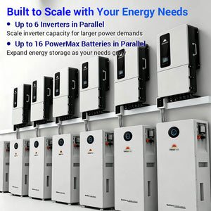 12kW Hybrid Inverter + 16kWh PowerMax Battery | Up to 18kW PV Input, 200A ESS Bundle