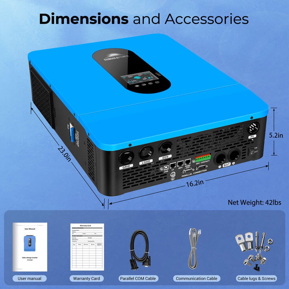 6.5KW 48V Split Phase Solar Inverter SPH6548P