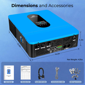 6.5KW 48V Split Phase Solar Inverter SPH6548P