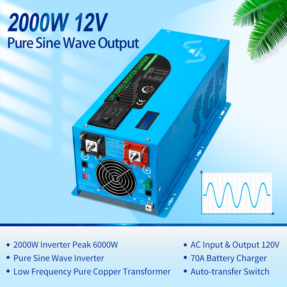 2000 watt pure sine wave inverter