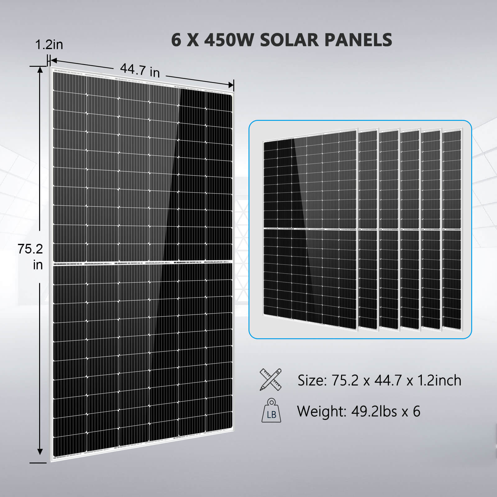 Kit solar con bateria 5kW 19kWh/dia Solis - Chm Energía