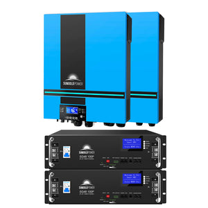 13000W 48V Solar Charge Inverter Split Phase + Wifi Monitor (2 Units Parallel) UL1741 Standard