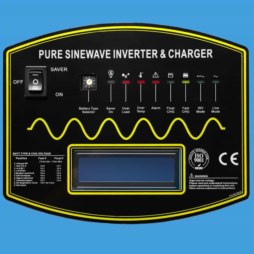 12000W 48V Split Phase Pure Sine Wave Inverter Charger